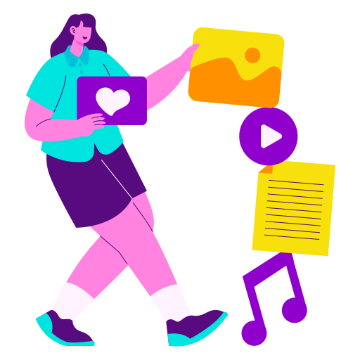 Content Arranged According to Category